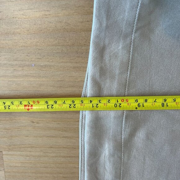 Evidnt Womens Stand Collar Long Sleeve Blouse XS in Taupe Brush - Picture 9 of 10